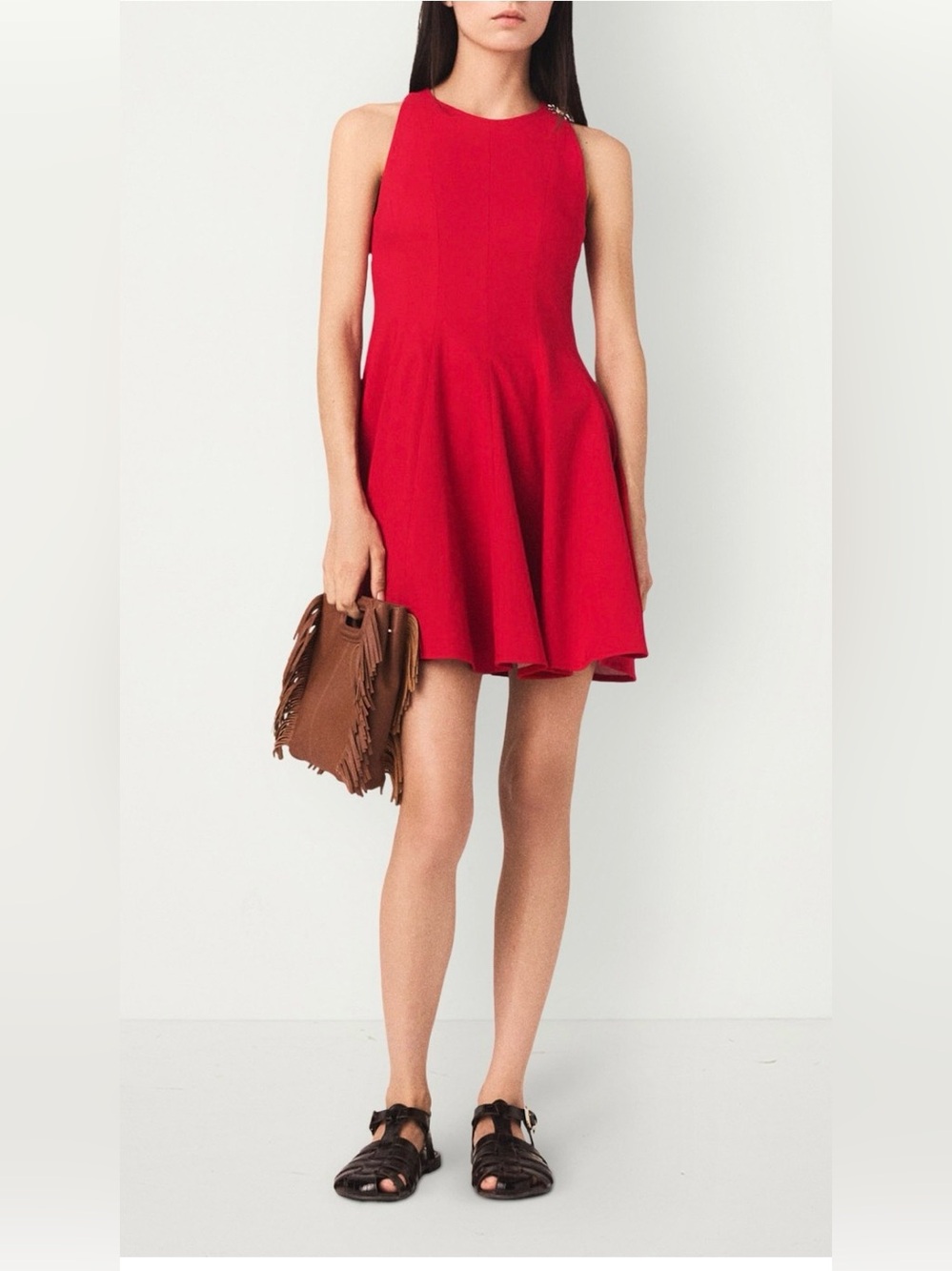 Maje RisunnySleeveless Fit-and-Flare Dress
